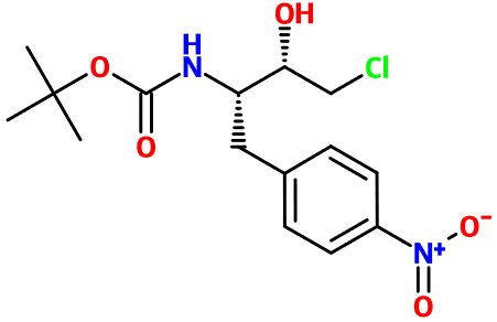 MC095055 tBu (2S,3S)-4-Cl-3-OH-1-(4-NO2-Ph)butan-2-ylcarbamate (图片) MC095055 tBu (2S,3S)-4-Cl-3-OH-1-(4-NO2-Ph)butan-2-ylcarbamate